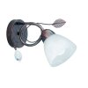 Trio Lampor TRADITIO Vägglampa Mörkbrun, Rostfärger, 1-ljuskällor