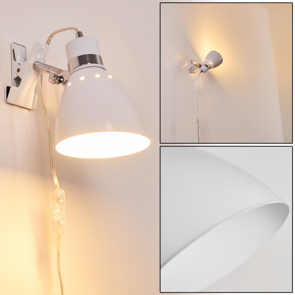 Stranderott Vägglampa, Läslampa Vit, 1-ljuskällor main product photo