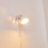 Stranderott Klämlampa, Vägglampa, Läslampa Vit, 1-ljuskällor