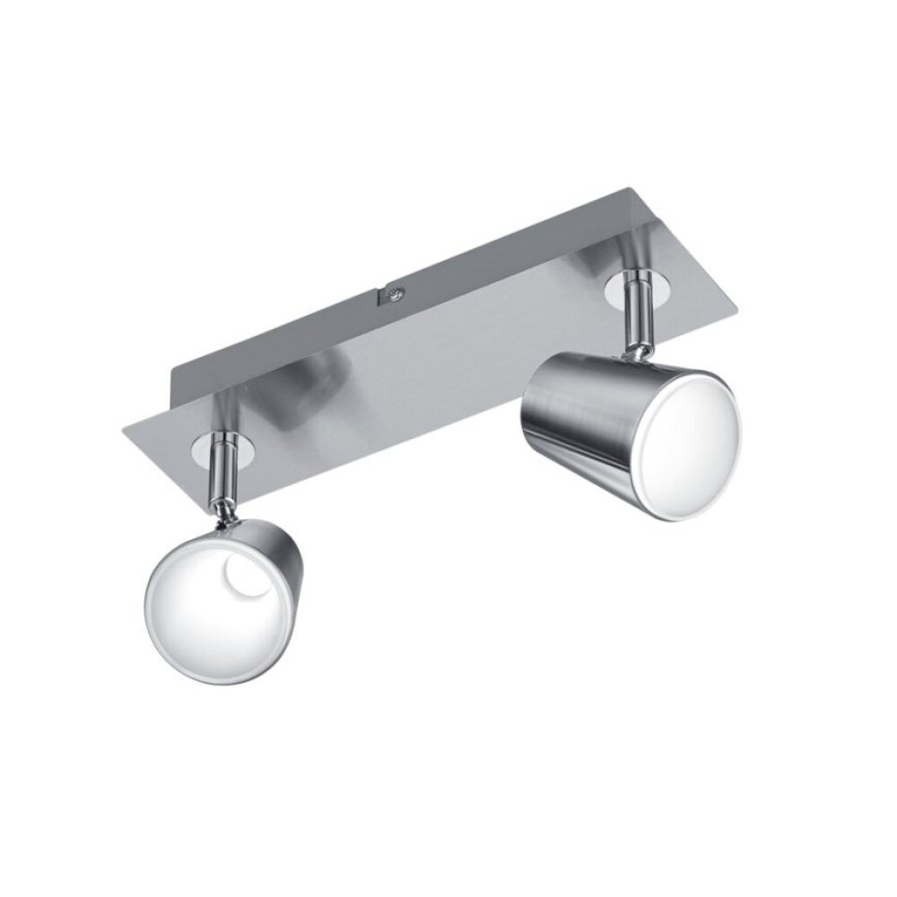 Trio Lampor NARCOS Taklampa, Takstrålkastare LED Nickel matt, 2-ljuskällor main product photo