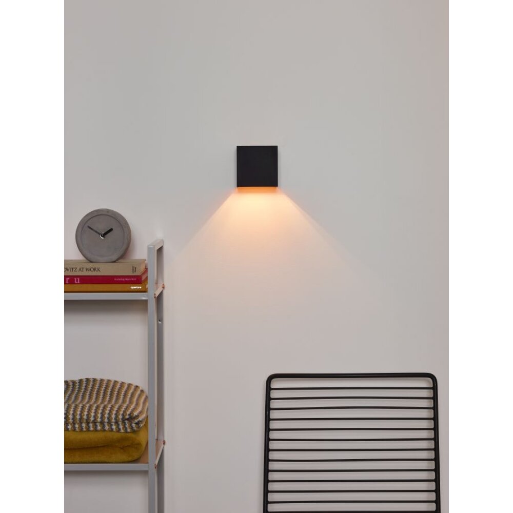 Lucide XIO Vägglampa Svart, 1-ljuskällor main product photo