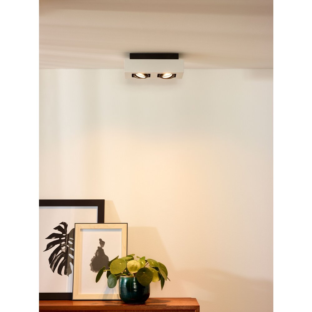 Lucide XIRAX Taklampa, Takstrålkastare LED Vit, 2-ljuskällor main product photo