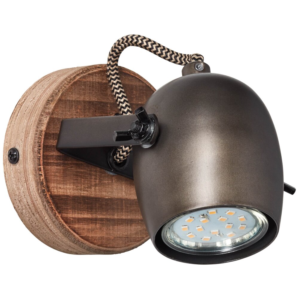 Brilliant Lampor Tool Väggspotlight Svart, 1-ljuskällor main product photo