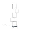 Trio Lampor Sorrento Golvlampa, Golvlampa LED Aluminium, 1-ljuskällor