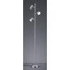 Trio Lampor NARCOS Golvlampa LED Nickel matt, 3-ljuskällor