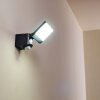 Larvik Vägglampa LED Antracit, 1-ljuskällor, Rörelsedetektor