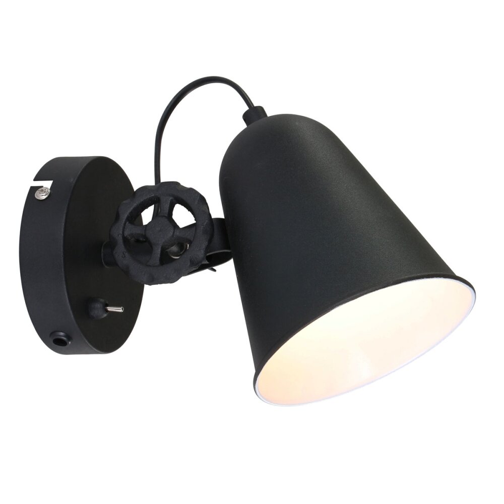 Steinhauer ANNE Vägglampa Svart, 1-ljuskällor main product photo