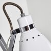 Stranderott Vägglampa, Läslampa Krom, Vit, 1-ljuskällor