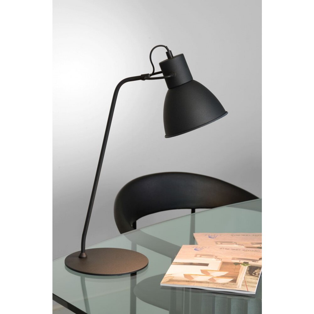 Lucide SHADI Bordslampa Svart, 1-ljuskällor main product photo