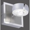 Leuchten Direkt Ls-OPTI Vägglampa LED Färg i rostfritt stål, 2-ljuskällor, Fjärrkontroll, Färgväxlare