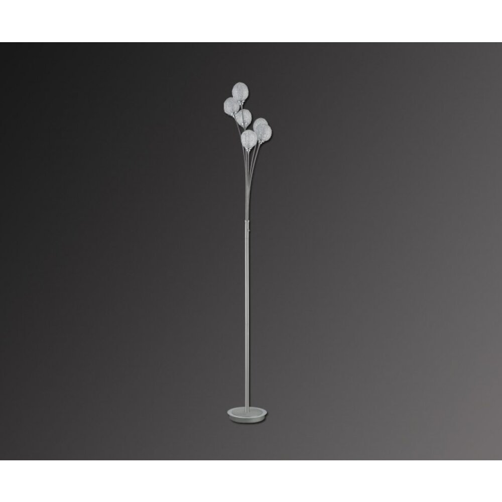 Paul Neuhaus Lampor WOMBLE Golvlampa Rostfritt stål, 6-ljuskällor main product photo