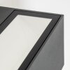 Gemini vägglampa utomhus, Vägglampa LED Antracit, 1-ljuskällor