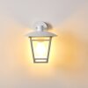 Siera vägglampa utomhus, Vägglampa Vit, 1-ljuskällor
