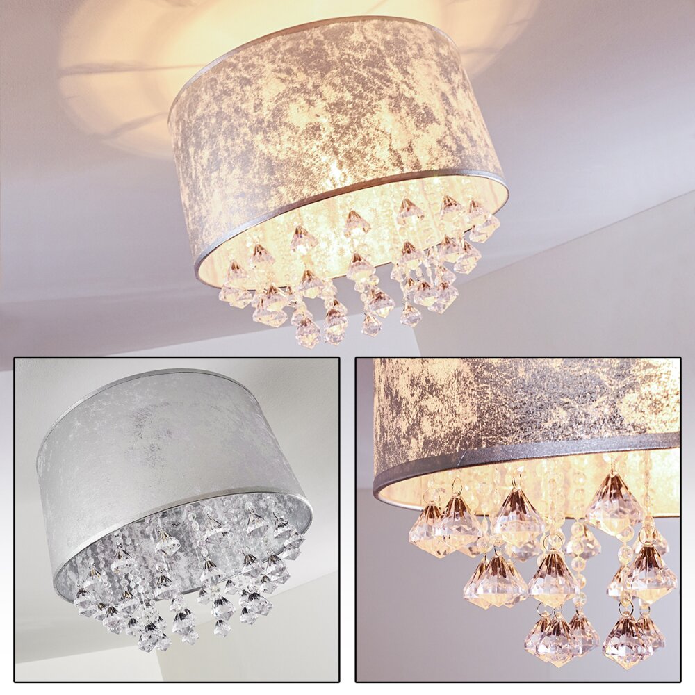 Pirinoa Taklampa Silver, 1-ljuskällor main product photo