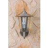 Moskau vägglampa utomhus, Vägglampa Färg i rostfritt stål, Genomskinlig, klar, 1-ljuskällor