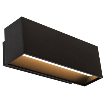KS Erlichting Segment Vägglampa LED Svart, 2-ljuskällor