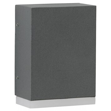 Albert Lampor 325 Utomhusbelysning, vägglampa utomhus LED Antracit, 1-ljuskällor