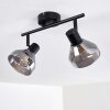 Tyksov Taklampa, Takstrålkastare Svart, 2-ljuskällor