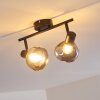 Tyksov Taklampa, Takstrålkastare Svart, 2-ljuskällor