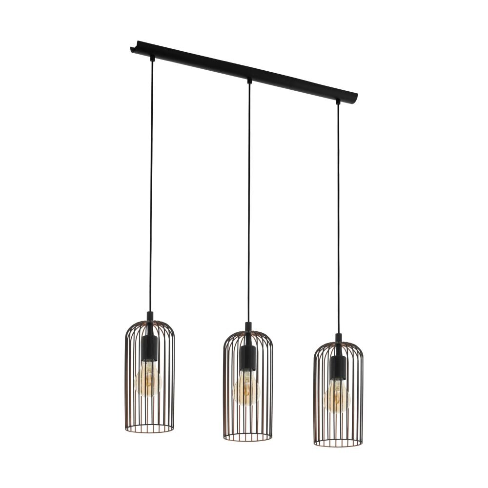 Eglo ROCCAMENA Pendellampa Kopparfärg, Svart, 3-ljuskällor main product photo