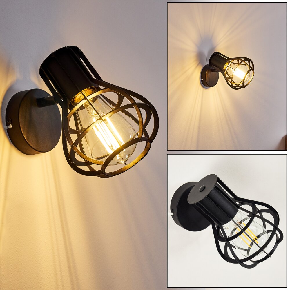 Gainesville Vägglampa Svart, 1-ljuskällor main product photo