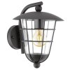 Eglo Lampor PULFERO vägglampa utomhus, Vägglampa Svart, 1-ljuskällor