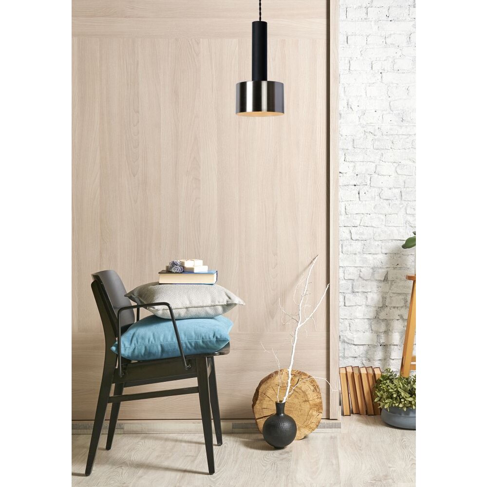 Lucide TEUN Pendelbelysning Svart, 1-ljuskällor main product photo