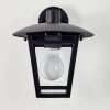 Siera vägglampa utomhus, Vägglampa Svart, 1-ljuskällor