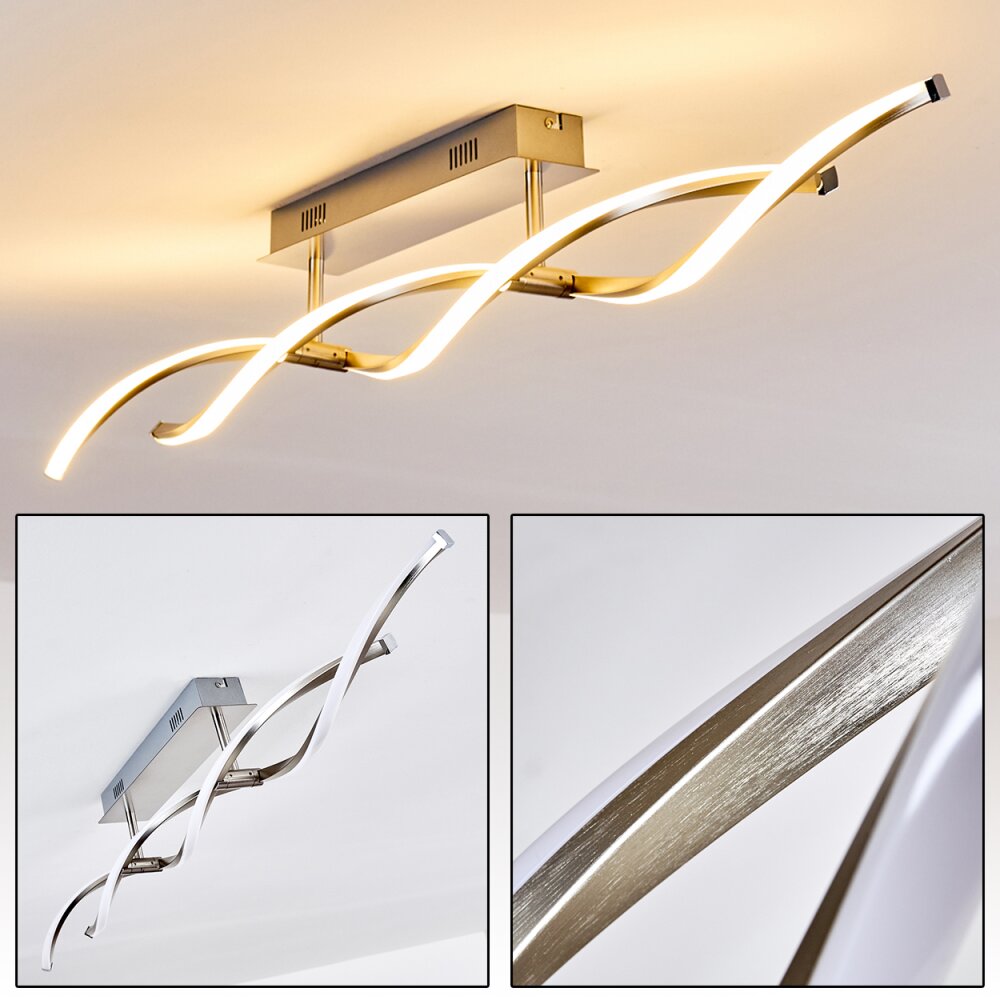 Dundas Taklampa LED Rostfritt stål, 2-ljuskällor main product photo