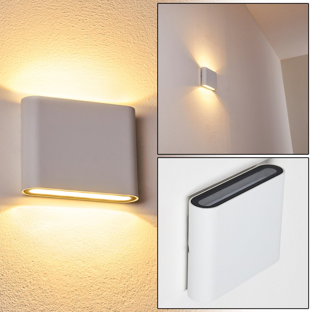 Tinglev vägglampa utomhus, Up & Down Lampa, Vägglampa LED Vit, 2-ljuskällor main product photo