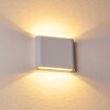 Tinglev vägglampa utomhus, Up & Down Lampa, Vägglampa LED Vit, 2-ljuskällor
