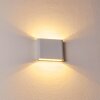 Tinglev vägglampa utomhus, Up & Down Lampa, Vägglampa LED Vit, 2-ljuskällor