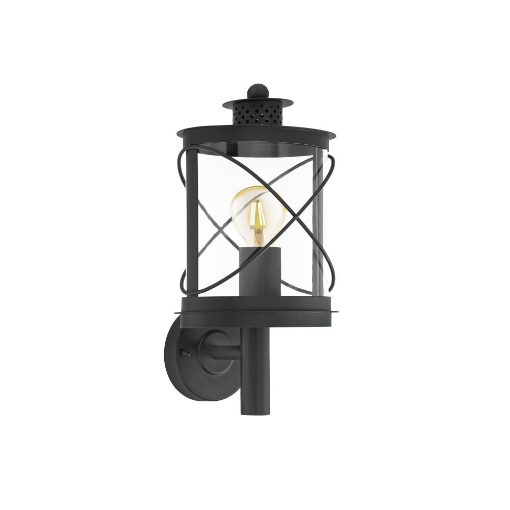 Eglo Lampor HILBURN Vägglampa Svart, 1-ljuskällor main product photo