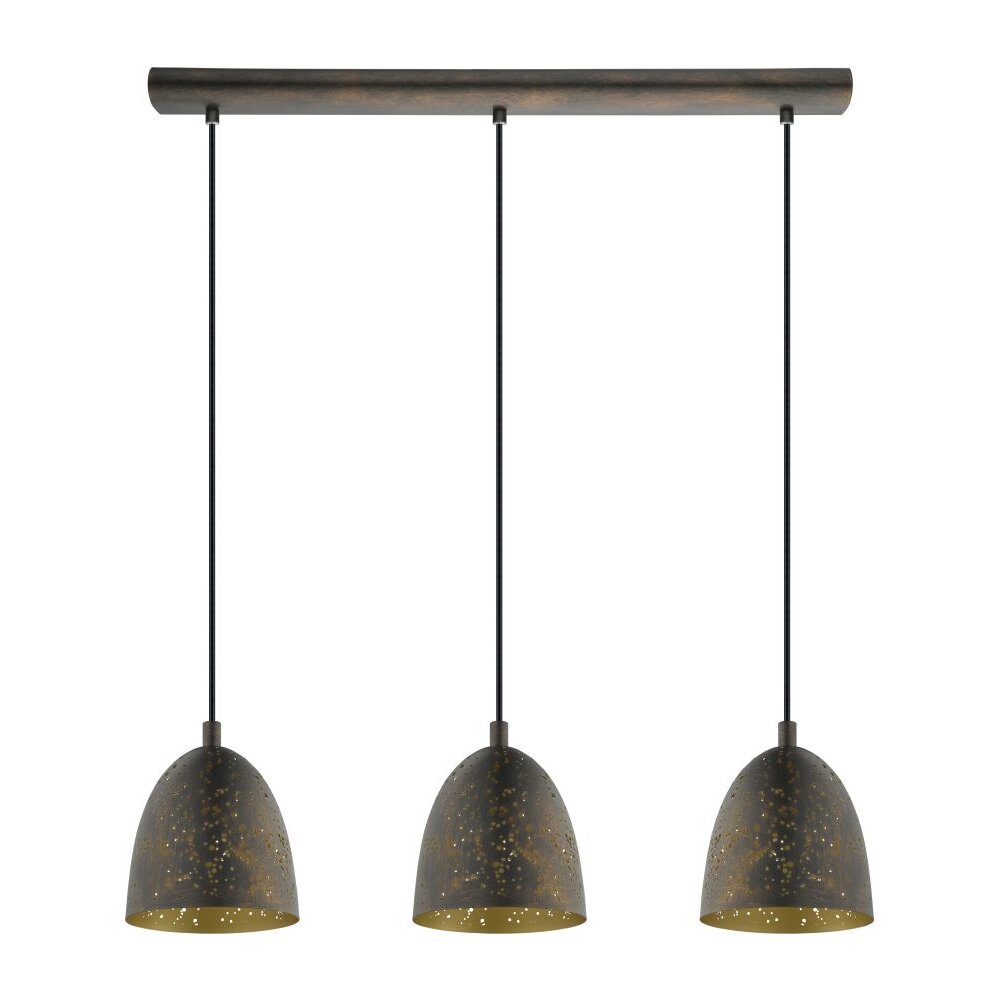 Eglo SAFI Pendellampa Brun, Guld, 3-ljuskällor main product photo