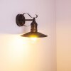 Broni vägglampa utomhus, Vägglampa Brunt, guld, 1-ljuskällor