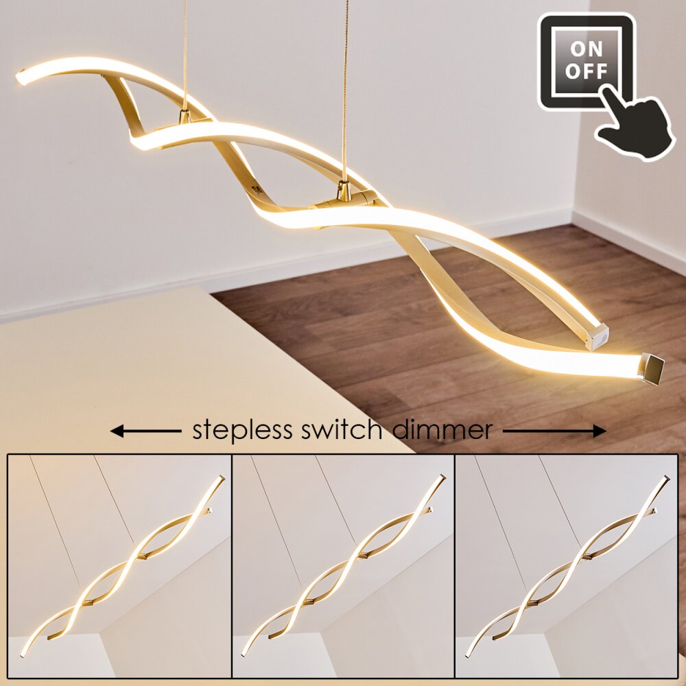 Wellington Pendelbelysning LED Rostfritt stål, 2-ljuskällor main product photo