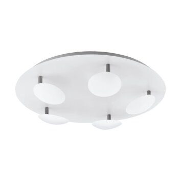 Eglo CERTINO Taklampa LED Nickel matt, Vit, 5-ljuskällor