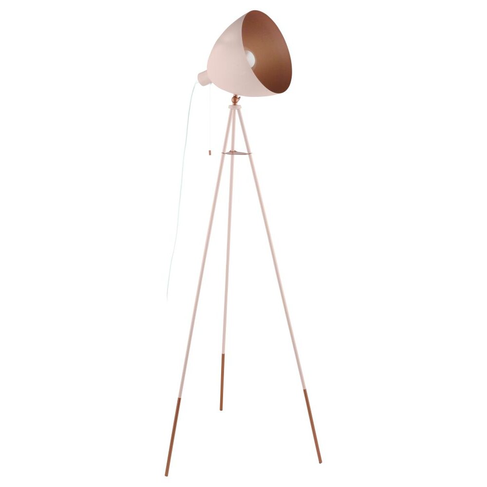 Eglo CHESTER-P Golvlampa Kopparfärg, Orange, 1-ljuskällor main product photo