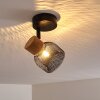 Grongroft Taklampa, Takstrålkastare Trä ljus, Svart, 1-ljuskällor