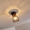 Grongroft Taklampa, Takstrålkastare Trä ljus, Svart, 1-ljuskällor