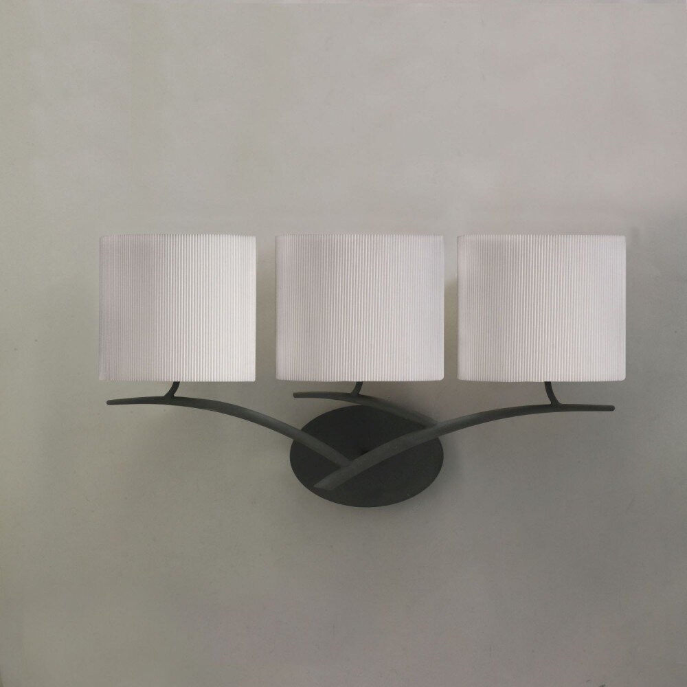 Mantra Eve Vägglampa Antracit, 3-ljuskällor main product photo