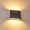 Tinglev vägglampa utomhus, Up & Down Lampa, Vägglampa LED Antracit, 2-ljuskällor