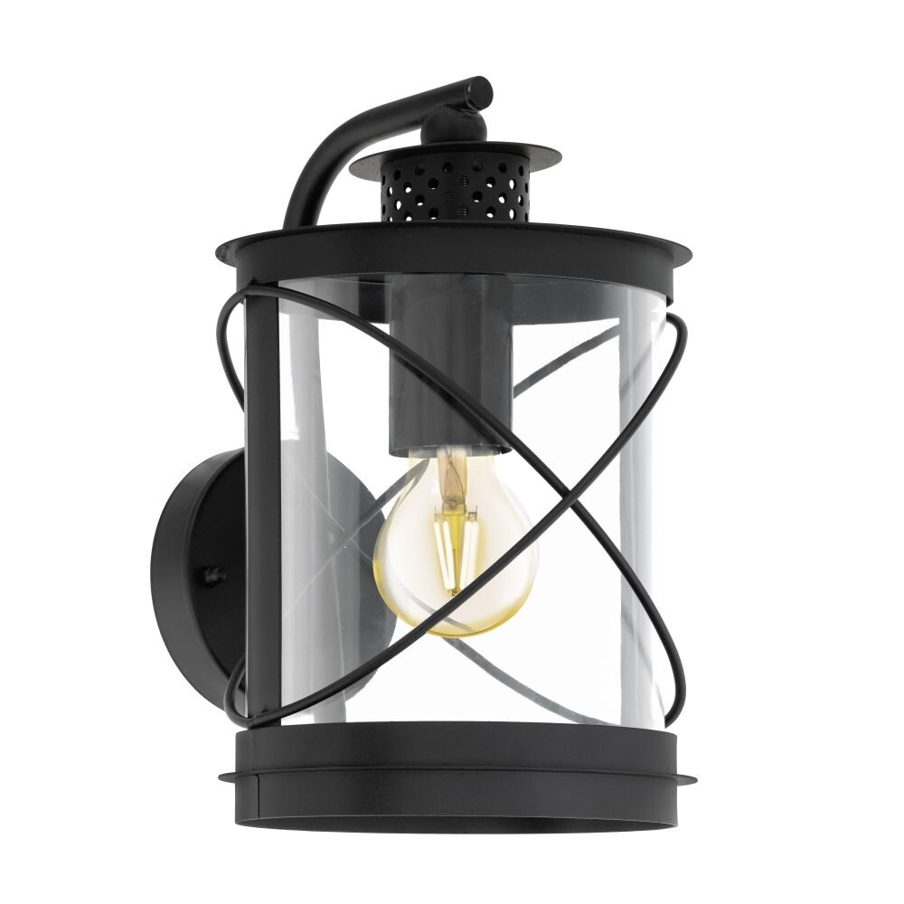 Eglo Lampor HILBURN Vägglampa Svart, 1-ljuskällor main product photo