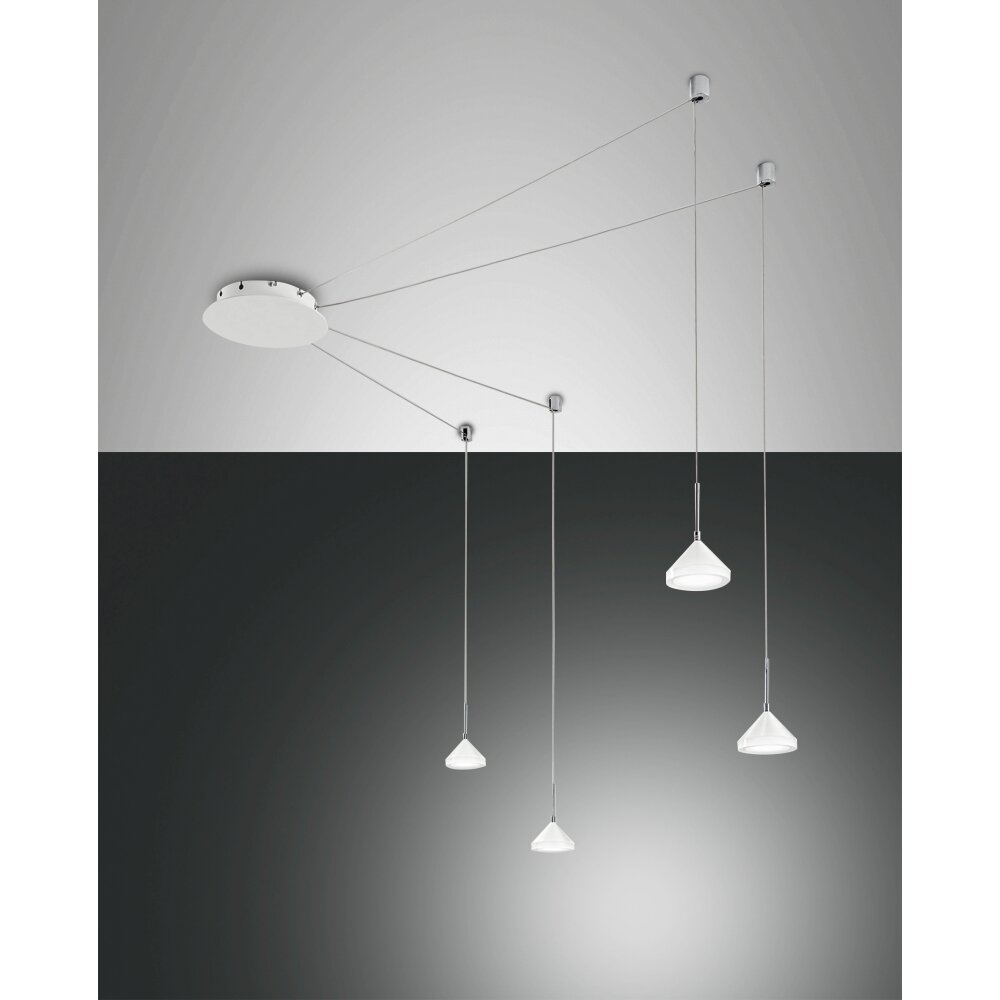 Fabas Luce Isabella Pendelbelysning LED Vit, 4-ljuskällor main product photo