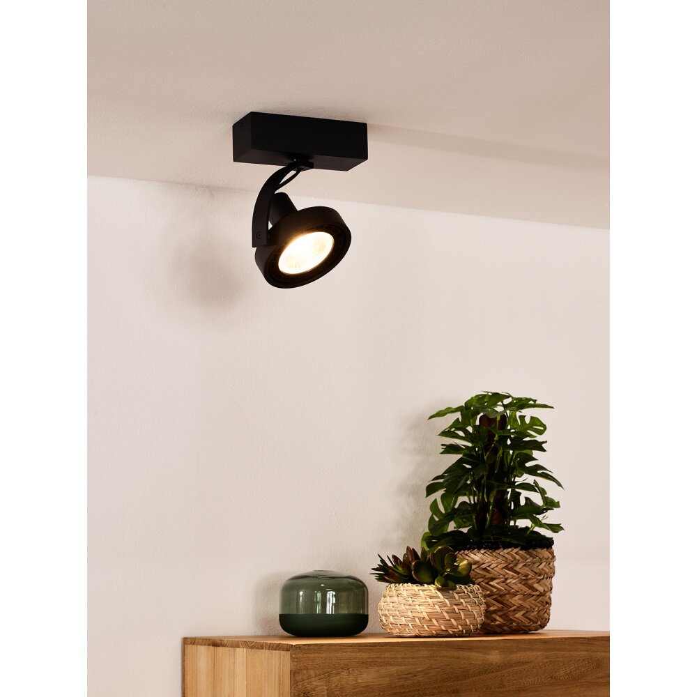 Lucide DORIAN Taklampa, Takstrålkastare LED Svart, 1-ljuskällor main product photo