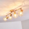 Palmira Taklampa, Takstrålkastare Kopparfärg, 4-ljuskällor