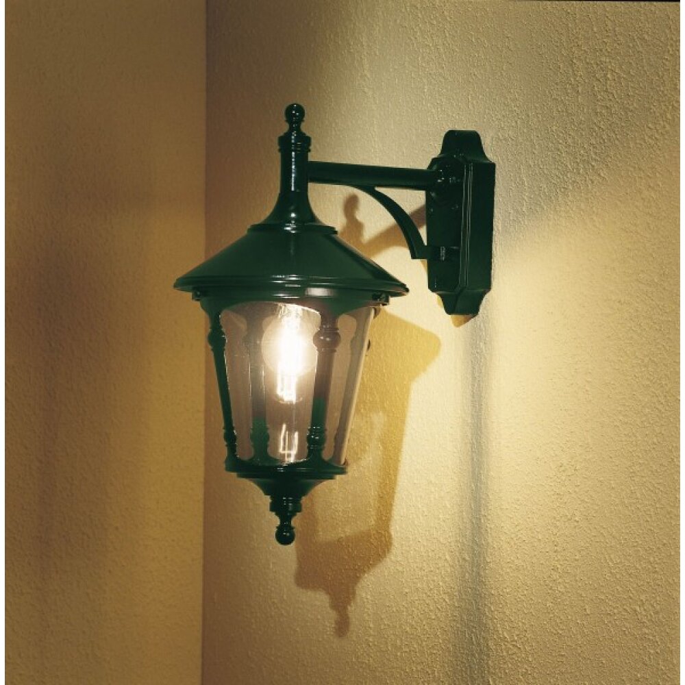 Konstsmide Lampor Virgo Vägglampa Grön, 1-ljuskällor main product photo