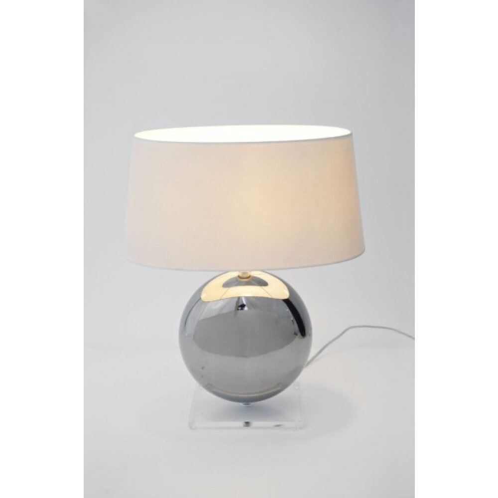 Holländer BOWLING Bordslampa Silver, Vit, 1-ljuskällor main product photo