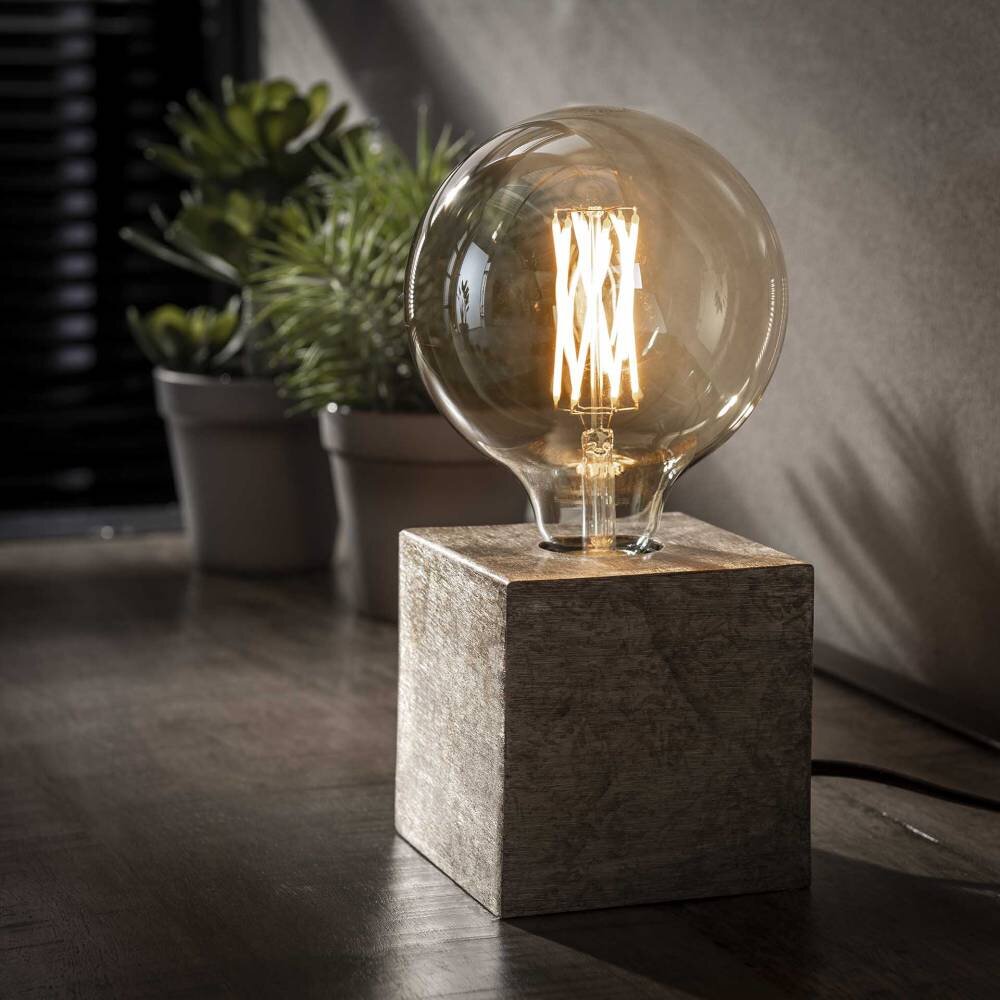 OMMEN Bordslampa Nickel matt, 1-ljuskällor main product photo