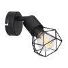 Globo XARA Taklampa, Takstrålkastare, Vägglampa, Väggspotlight Svart, 1-ljuskällor